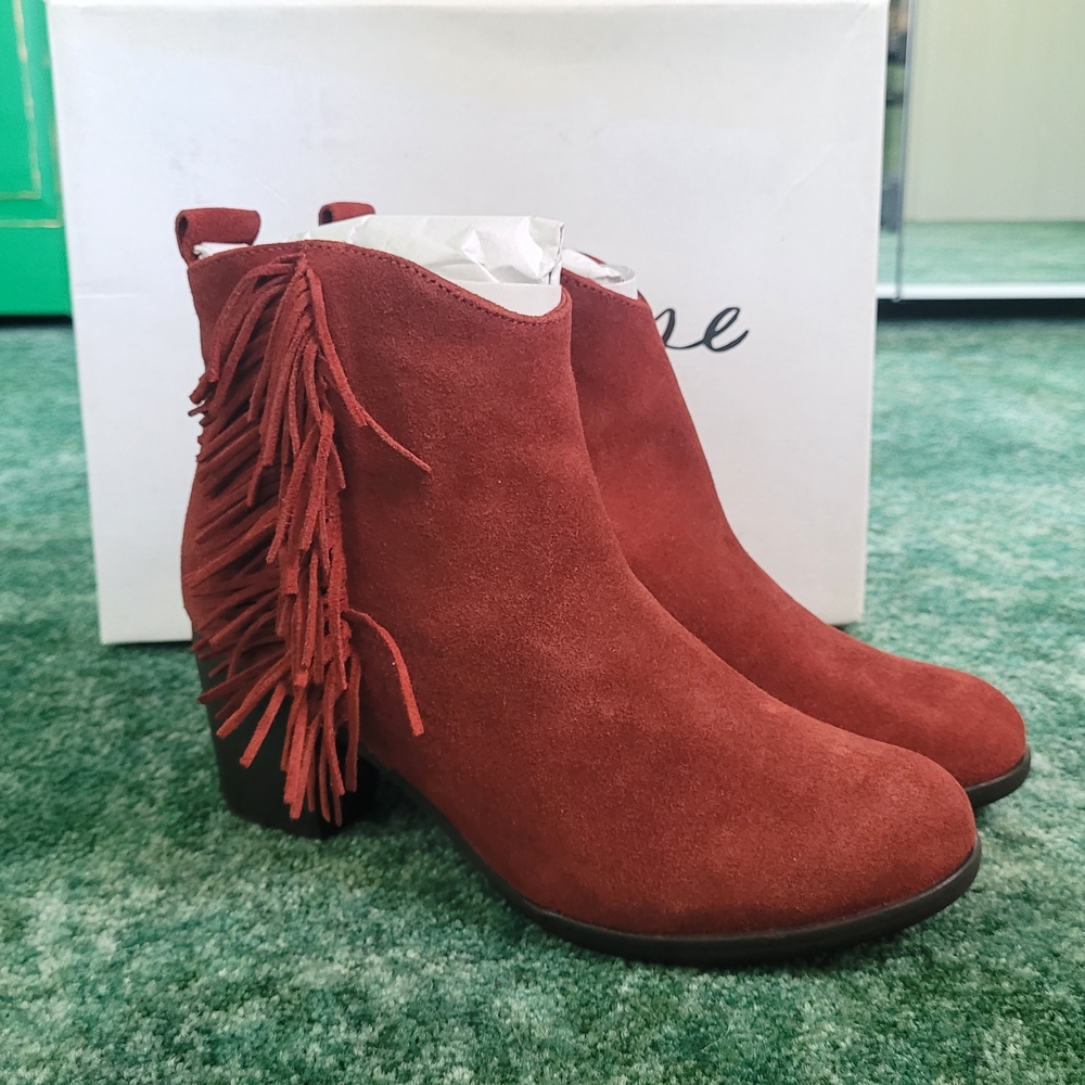 Matisse Fringe Suede Booties